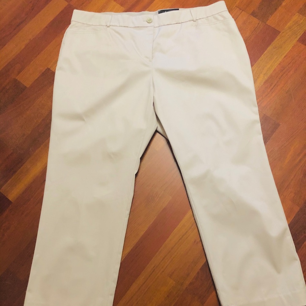 New Sz 22 Kim Rogers khaki pant